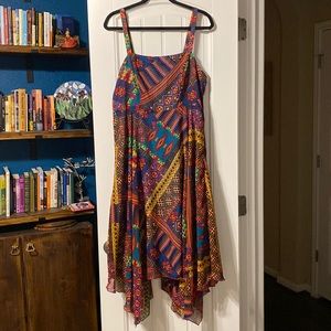 Gorgeous colorful flowy dress!